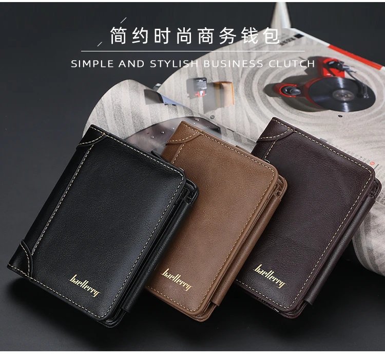 New Leather Men Wallets High Quality Zipper Short Desigh Card Holder Male Purse Vintage Coin Holder Men Wallets New Leather Men Wallets High Quality Zipper Short Desigh Card Holder Male Purse Vintage Coin Holder Men Wallets