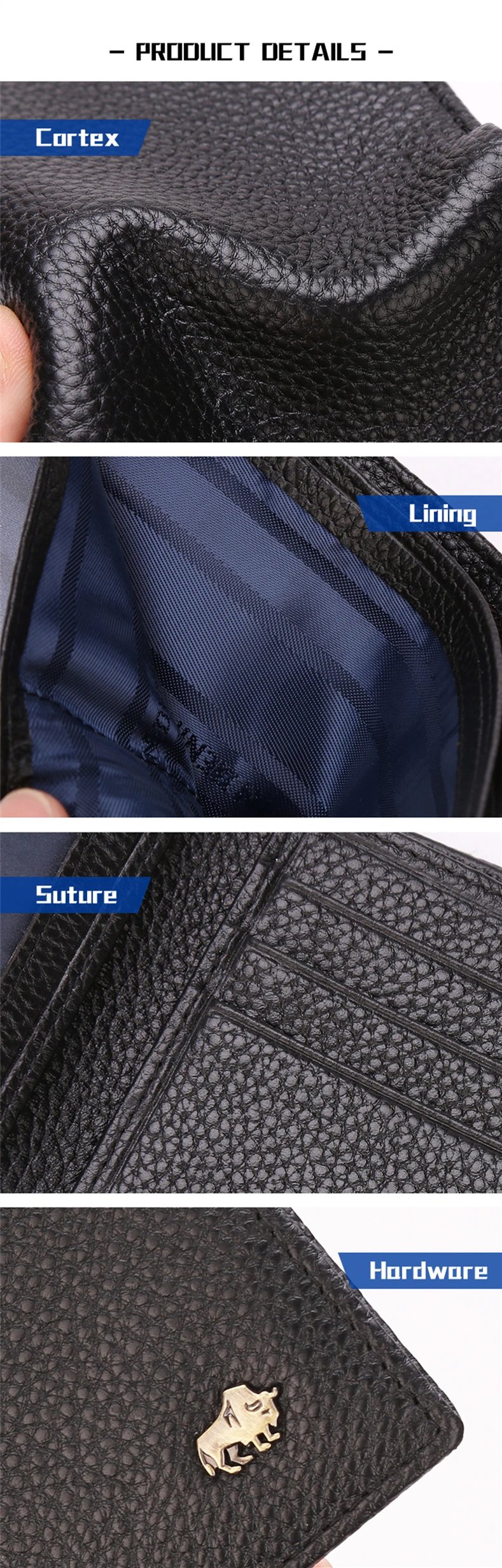 Genuine Leather Men Wallets Brand Luxury RFID Bifold Wallet Zipper Coin Purse Business Card Holder Wallet N4470 Genuine Leather Men Wallets Brand Luxury RFID Bifold Wallet Zipper Coin Purse Business Card Holder Wallet N4470