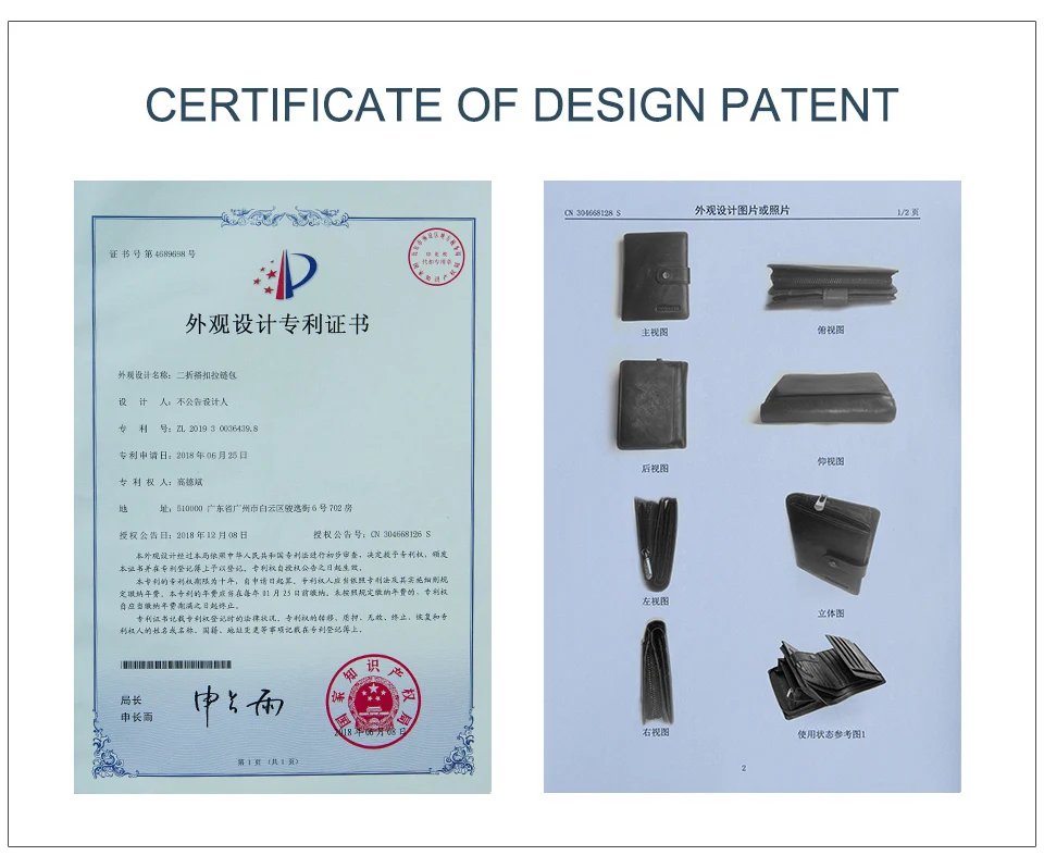 Genuine Leather RFID Vintage Wallet Men With Coin Pocket Short Wallets Small Zipper Walet With Card Holders Man Purse