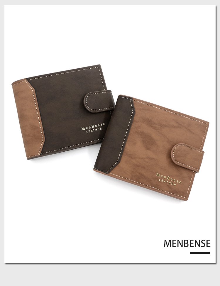 Men's Wallet Black/brown/coffee Business Card Holder Case Male Short Purse PU Leather Money Bag for Men Credit Card Wallet