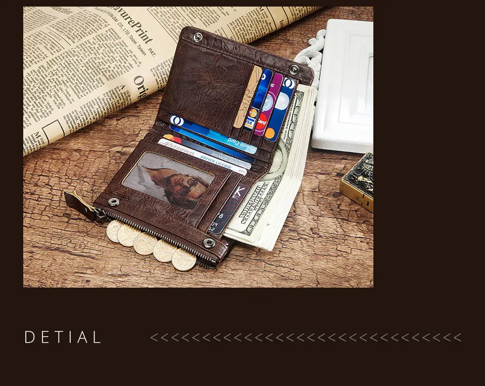 Top Quality Genuine Cow Leather Wallet Men Hasp Design Short Purse With Passport Photo Holder For Male Clutch Wallets Engraving Top Quality Genuine Cow Leather Wallet Men Hasp Design Short Purse With Passport Photo Holder For Male Clutch Wallets Engraving