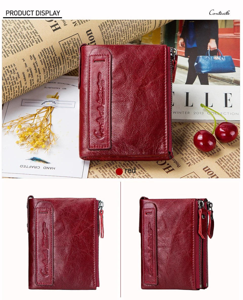 HOT Genuine Crazy Horse Cowhide Leather Men Wallet Short Coin Purse Small Vintage Wallets Brand High Quality Designer