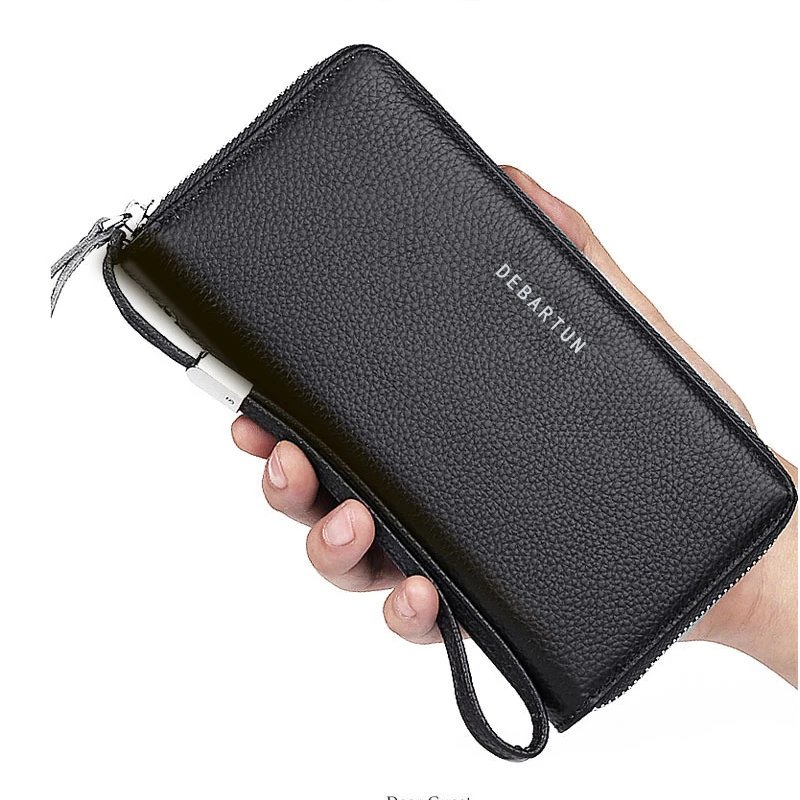 New Color Men`s Long Wallet for Men RFID Blocking Clutch Organizer Zipper Leather Business ID Credit Card Holder Purse New Color Men`s Long Wallet for Men RFID Blocking Clutch Organizer Zipper Leather Business ID Credit Card Holder Purse