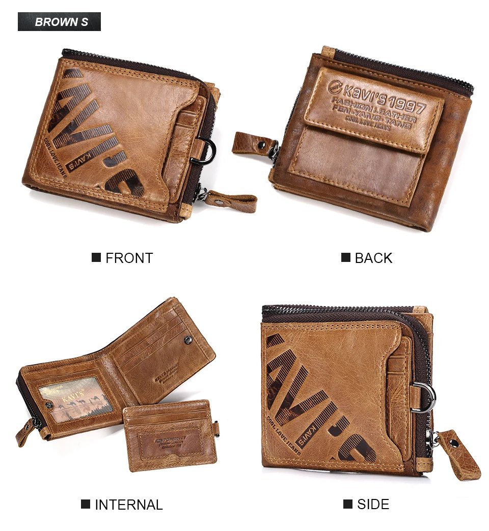 Crazy Horse Genuine Leather Wallet Men Coin Purse Male Cuzdan Walet Portomonee PORTFOLIO Perse Small Pocket money bag Crazy Horse Genuine Leather Wallet Men Coin Purse Male Cuzdan Walet Portomonee PORTFOLIO Perse Small Pocket money bag