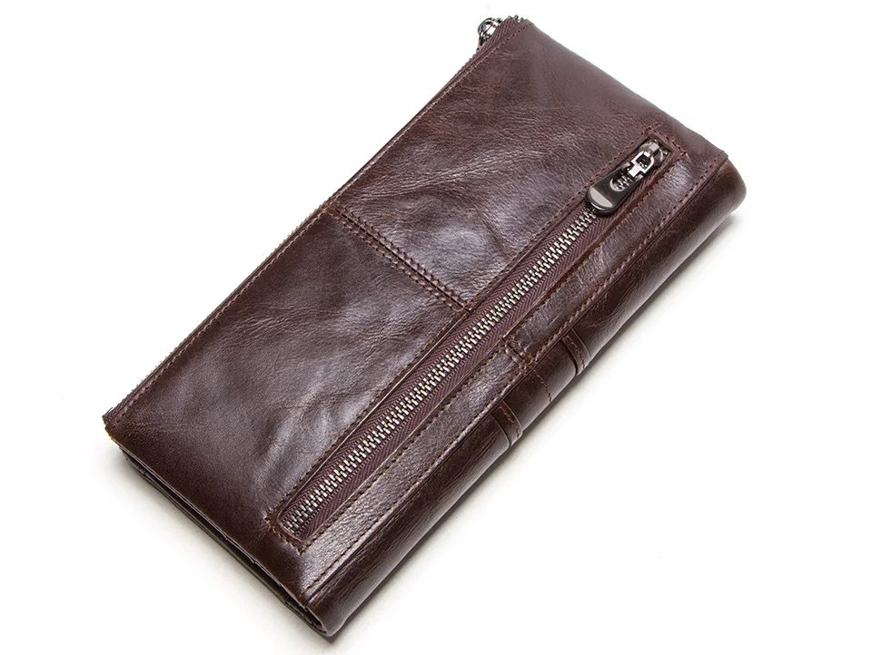 Genuine Leather Wallets for Men Long Casual Bifold Men Clutch Wallet Card Holder Coin Purse Money Clip Women's Wallets Genuine Leather Wallets for Men Long Casual Bifold Men Clutch Wallet Card Holder Coin Purse Money Clip Women's Wallets