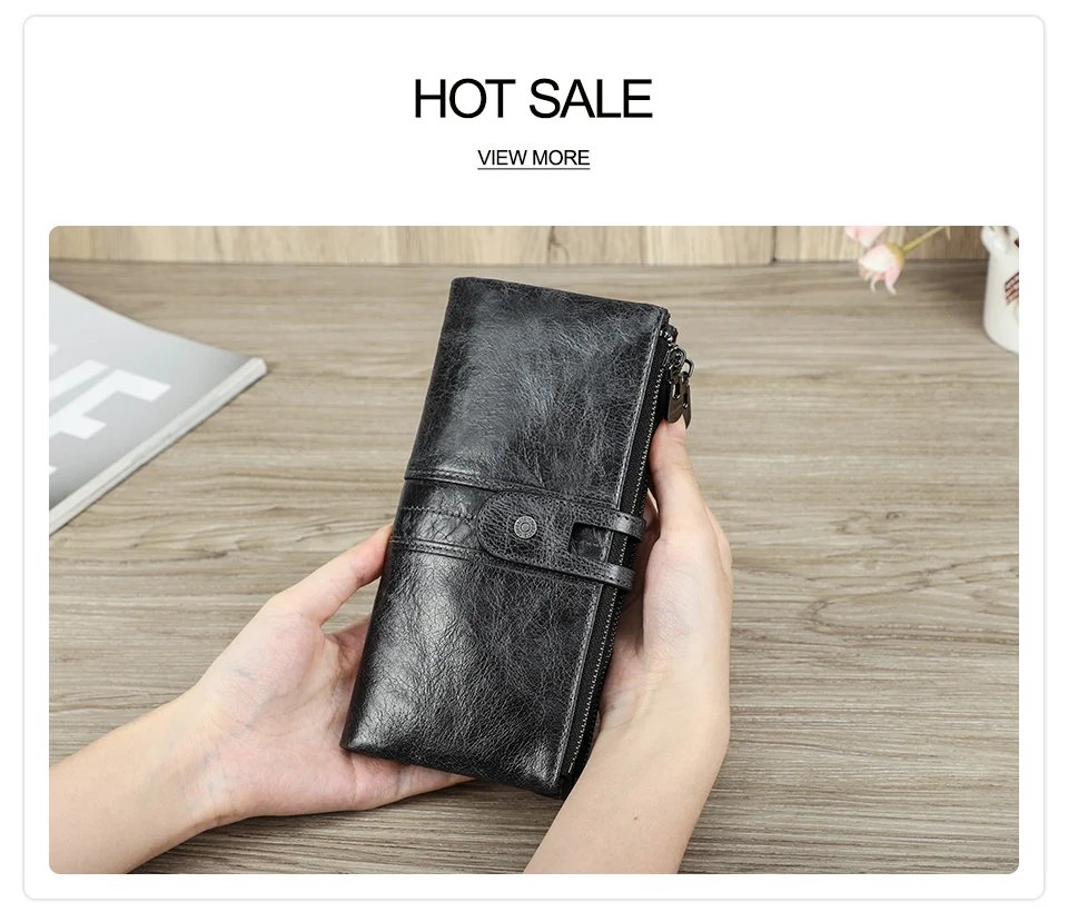 Genuine Leather Wallets for Men Long Casual Bifold Men Clutch Wallet Card Holder Coin Purse Money Clip Women's Wallets Genuine Leather Wallets for Men Long Casual Bifold Men Clutch Wallet Card Holder Coin Purse Money Clip Women's Wallets