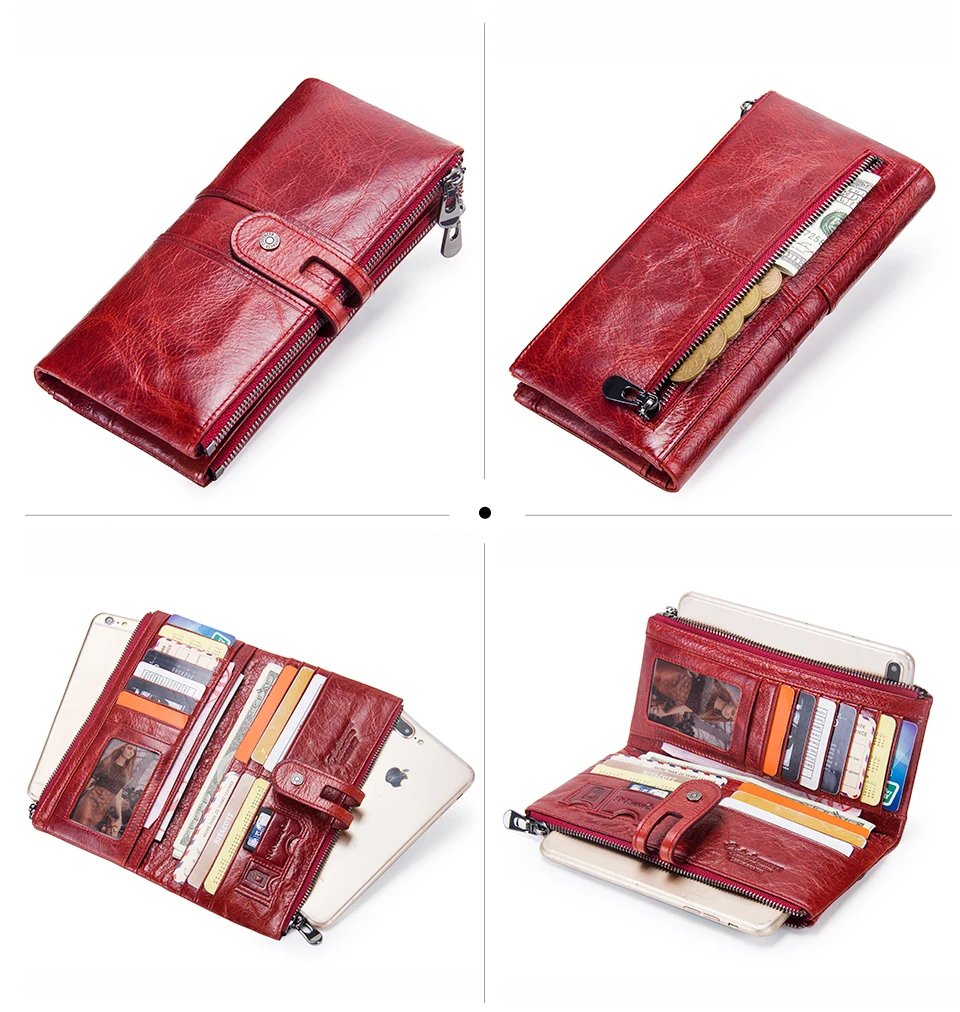 Genuine Leather Wallets for Men Long Casual Bifold Men Clutch Wallet Card Holder Coin Purse Money Clip Women's Wallets Genuine Leather Wallets for Men Long Casual Bifold Men Clutch Wallet Card Holder Coin Purse Money Clip Women's Wallets