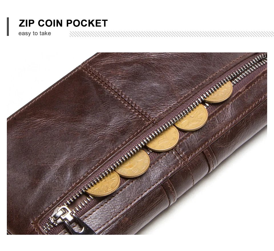 Genuine Leather Wallets for Men Long Casual Bifold Men Clutch Wallet Card Holder Coin Purse Money Clip Women's Wallets Genuine Leather Wallets for Men Long Casual Bifold Men Clutch Wallet Card Holder Coin Purse Money Clip Women's Wallets