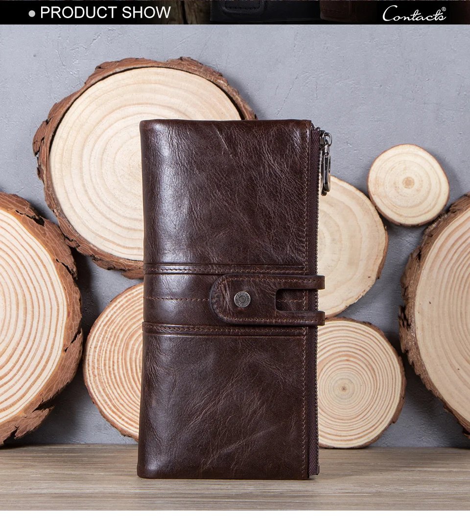 Genuine Leather Wallets for Men Long Casual Bifold Men Clutch Wallet Card Holder Coin Purse Money Clip Women's Wallets Genuine Leather Wallets for Men Long Casual Bifold Men Clutch Wallet Card Holder Coin Purse Money Clip Women's Wallets