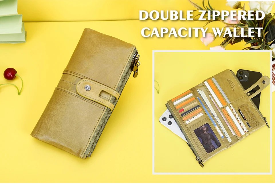 Genuine Leather Wallets for Men Long Casual Bifold Men Clutch Wallet Card Holder Coin Purse Money Clip Women's Wallets Genuine Leather Wallets for Men Long Casual Bifold Men Clutch Wallet Card Holder Coin Purse Money Clip Women's Wallets