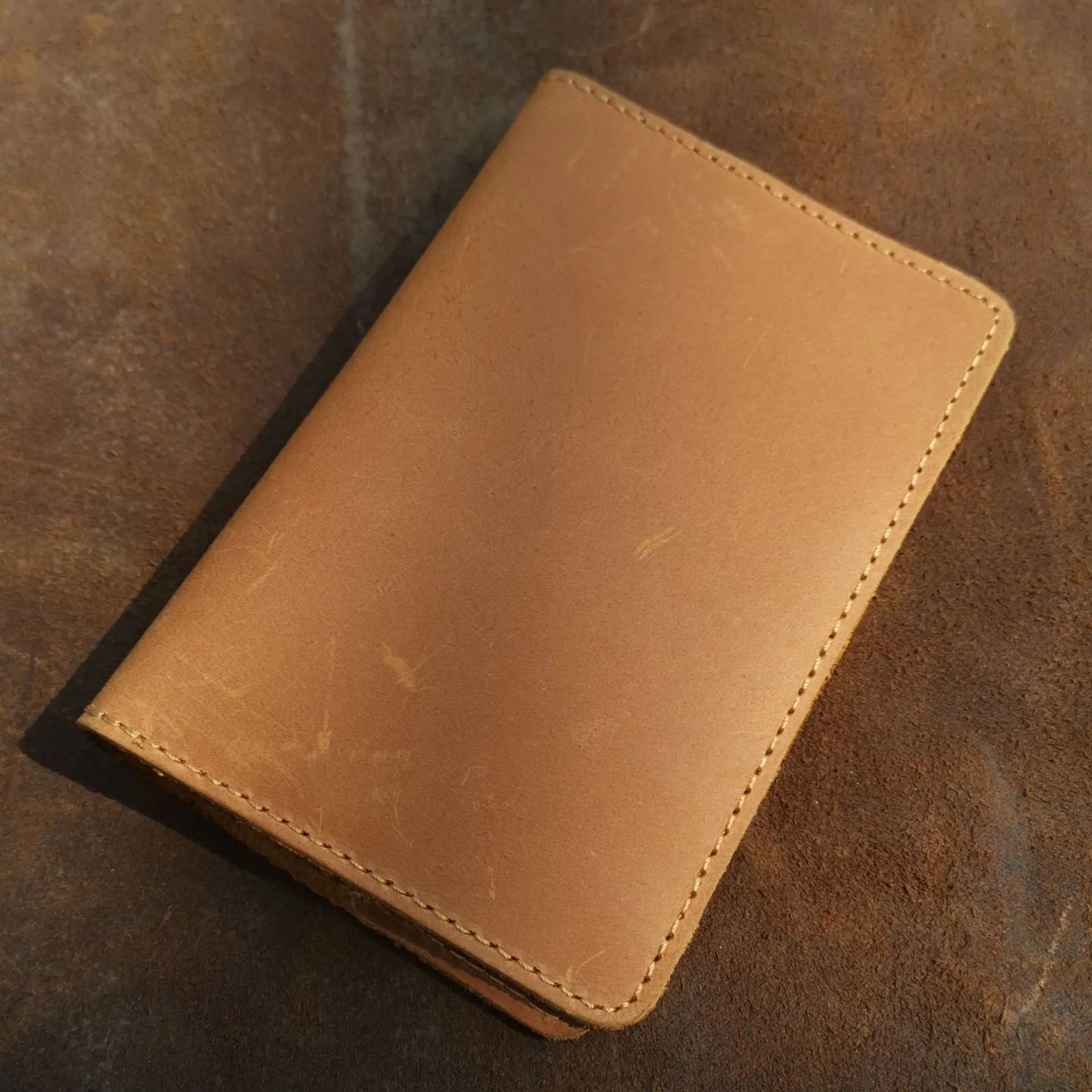 Vintage Passport Cover for Men Genuine Leather Male Business Credit ID Bank Card Holder Wallet Case Travel Accessories