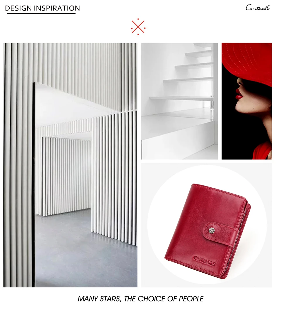 Genuine Leather Wallets for Women Short Fashion Women's Purses Card Holder Zip Coin Purses Female Bag Women's Wallet Genuine Leather Wallets for Women Short Fashion Women's Purses Card Holder Zip Coin Purses Female Bag Women's Wallet