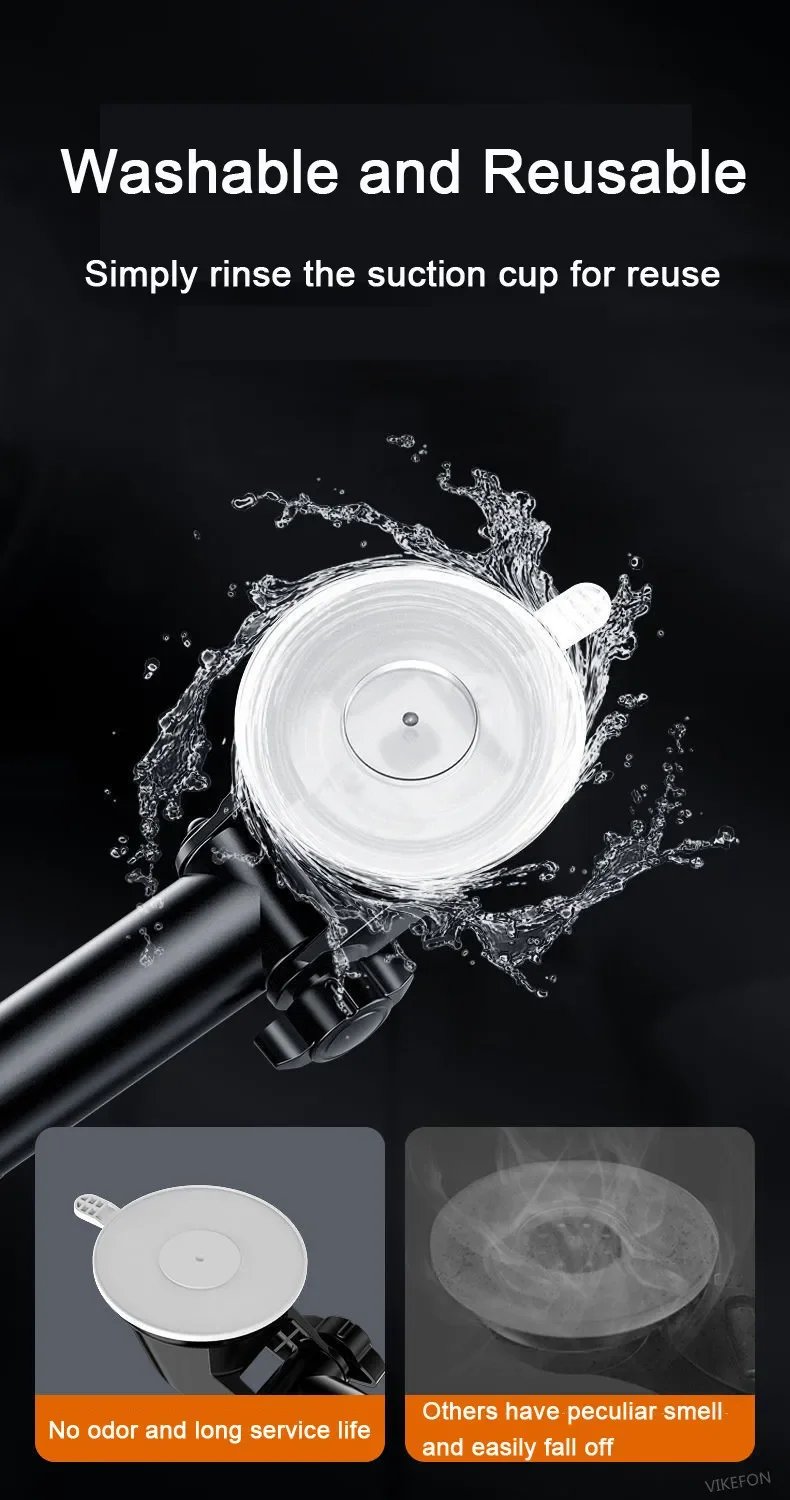 2024 NEW Universal Sucker Car Phone Holder 360&deg; Windshield Car Dashboard Mobile Cell Support Bracket for iPhone Samsung Xiaomi