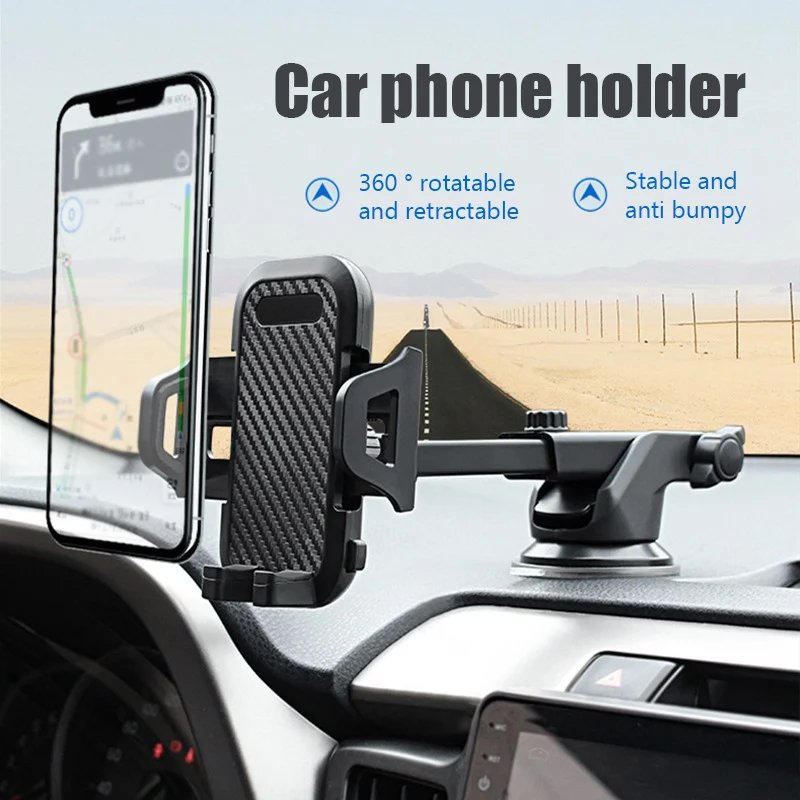 NEW Universal Sucker Car Phone Holder 360&deg; Windshield Car Dashboard Mobile Cell Support Bracket for Smartphones