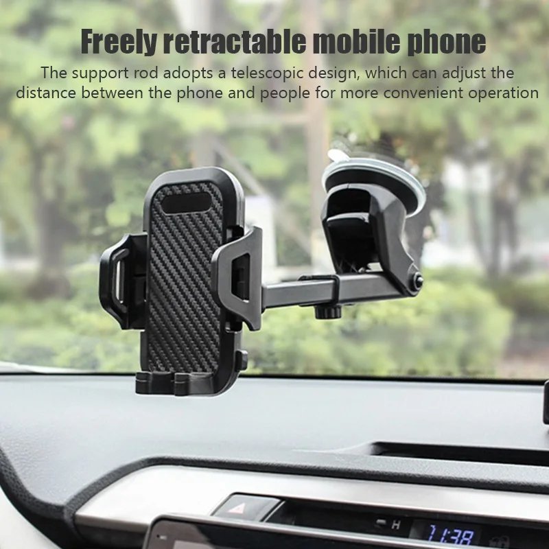 NEW Universal Sucker Car Phone Holder 360&deg; Windshield Car Dashboard Mobile Cell Support Bracket for Smartphones