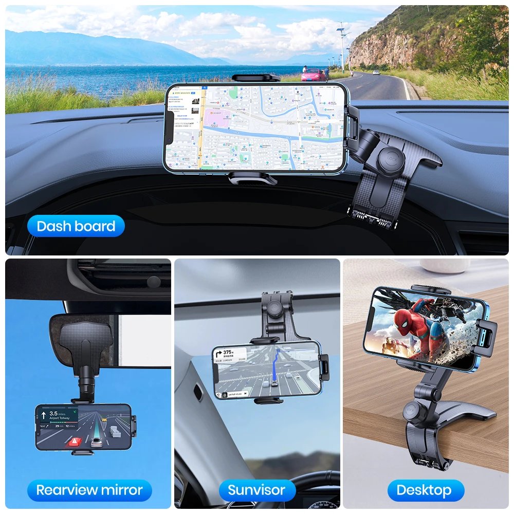 Dashboard Mobile Car Phone Holder Clip Mount CellPhone Stand In Car GPS Support Bracket for MobilePhone Portable car holder