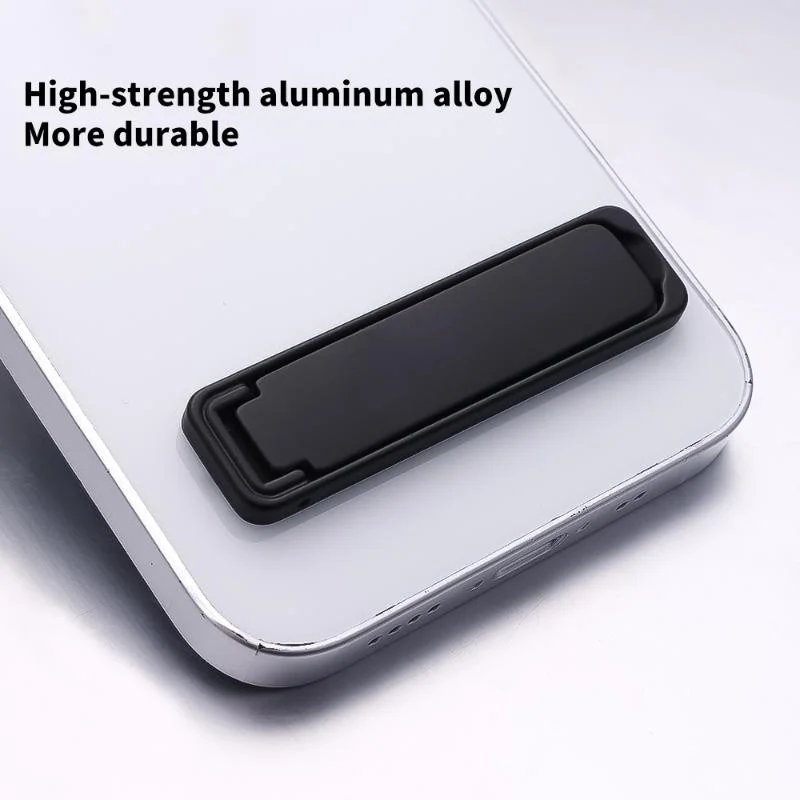 Ultra Thin Mini Metal Folding Mobile Phone Holder Stand Alloy Invisible Portable Phone Kickstand Bracket Desktop Phone Holder