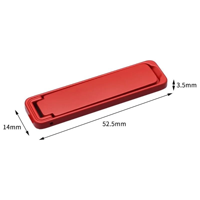 Ultra Thin Mini Metal Folding Mobile Phone Holder Stand Alloy Invisible Portable Phone Kickstand Bracket Desktop Phone Holder