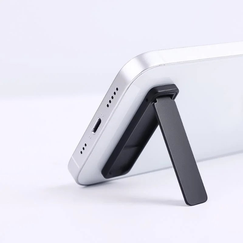 Ultra Thin Mini Metal Folding Mobile Phone Holder Stand Alloy Invisible Portable Phone Kickstand Bracket Desktop Phone Holder