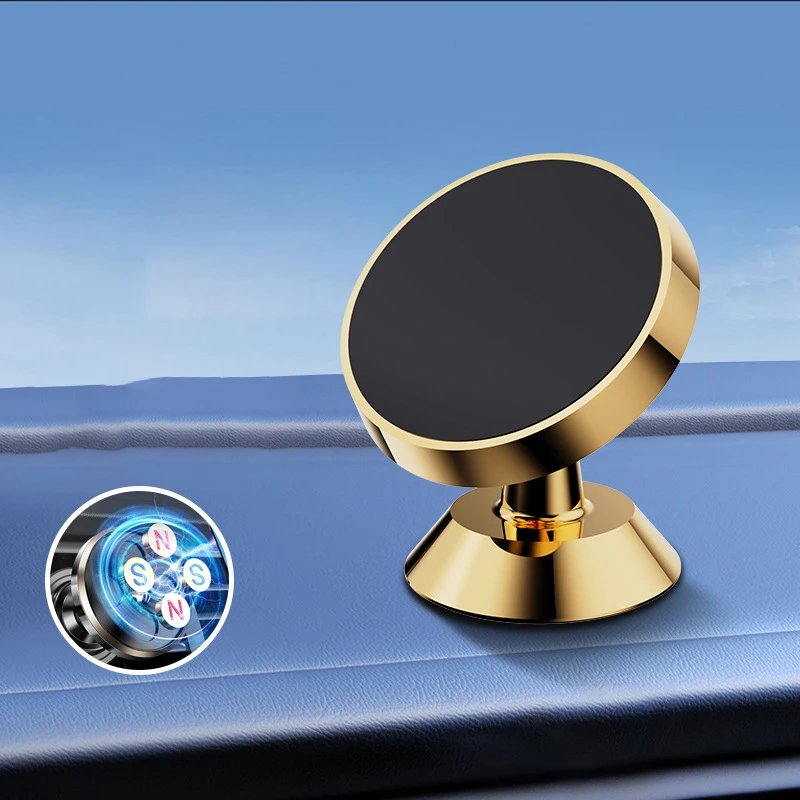 Magnetic Car Phone Holder Mobile Cell Phone Holder Stand Magnet Mount Bracket In Car For iPhone 13 12 Samsung Redmi Xiaomi