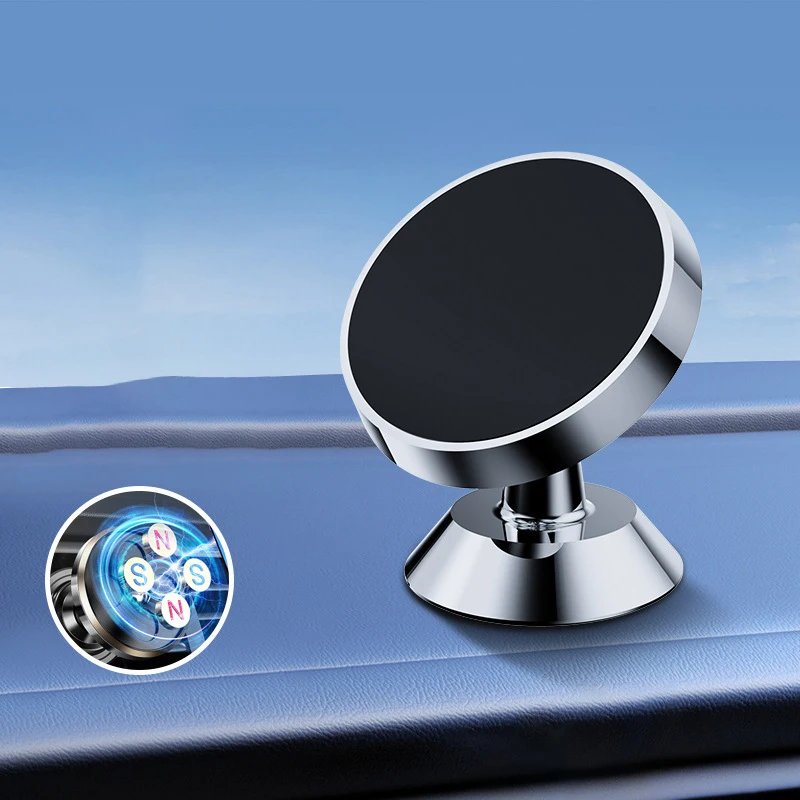 Magnetic Car Phone Holder Mobile Cell Phone Holder Stand Magnet Mount Bracket In Car For iPhone 13 12 Samsung Redmi Xiaomi