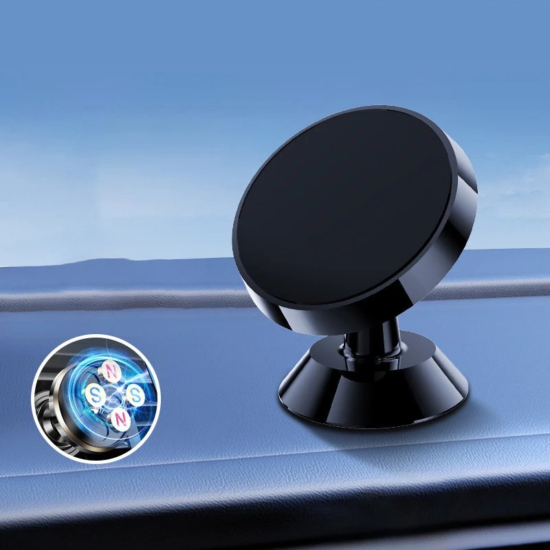 Magnetic Car Phone Holder Mobile Cell Phone Holder Stand Magnet Mount Bracket In Car For iPhone 13 12 Samsung Redmi Xiaomi