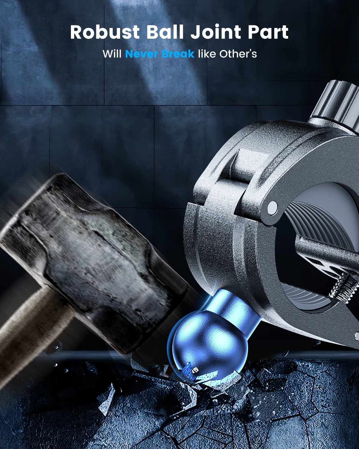 Joyroom Universal Bike Phone Holder 360° View Bicycle Phone Holder for 4.7-7 inch Mobile Phone Stand Shockproof Bracket GPS Clip Joyroom Universal Bike Phone Holder 360° View Bicycle Phone Holder for 4.7-7 inch Mobile Phone Stand Shockproof Bracket GPS Clip