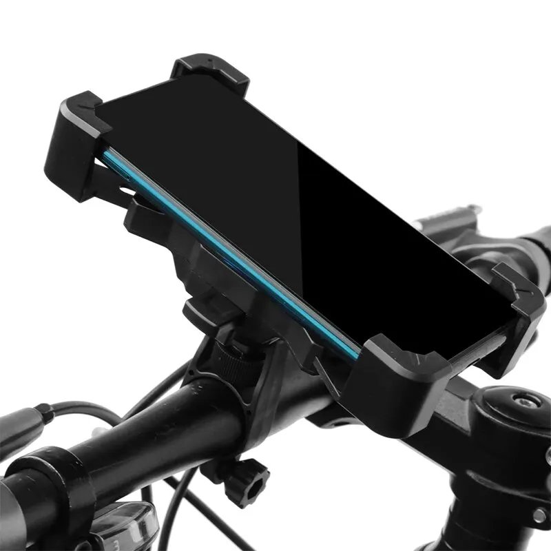 360 Degrees Bike Phone Holder Universal Bicycle Handle Phone Holder for 4-7 inch Mobile Phone Stand Shockproof Bracket Support