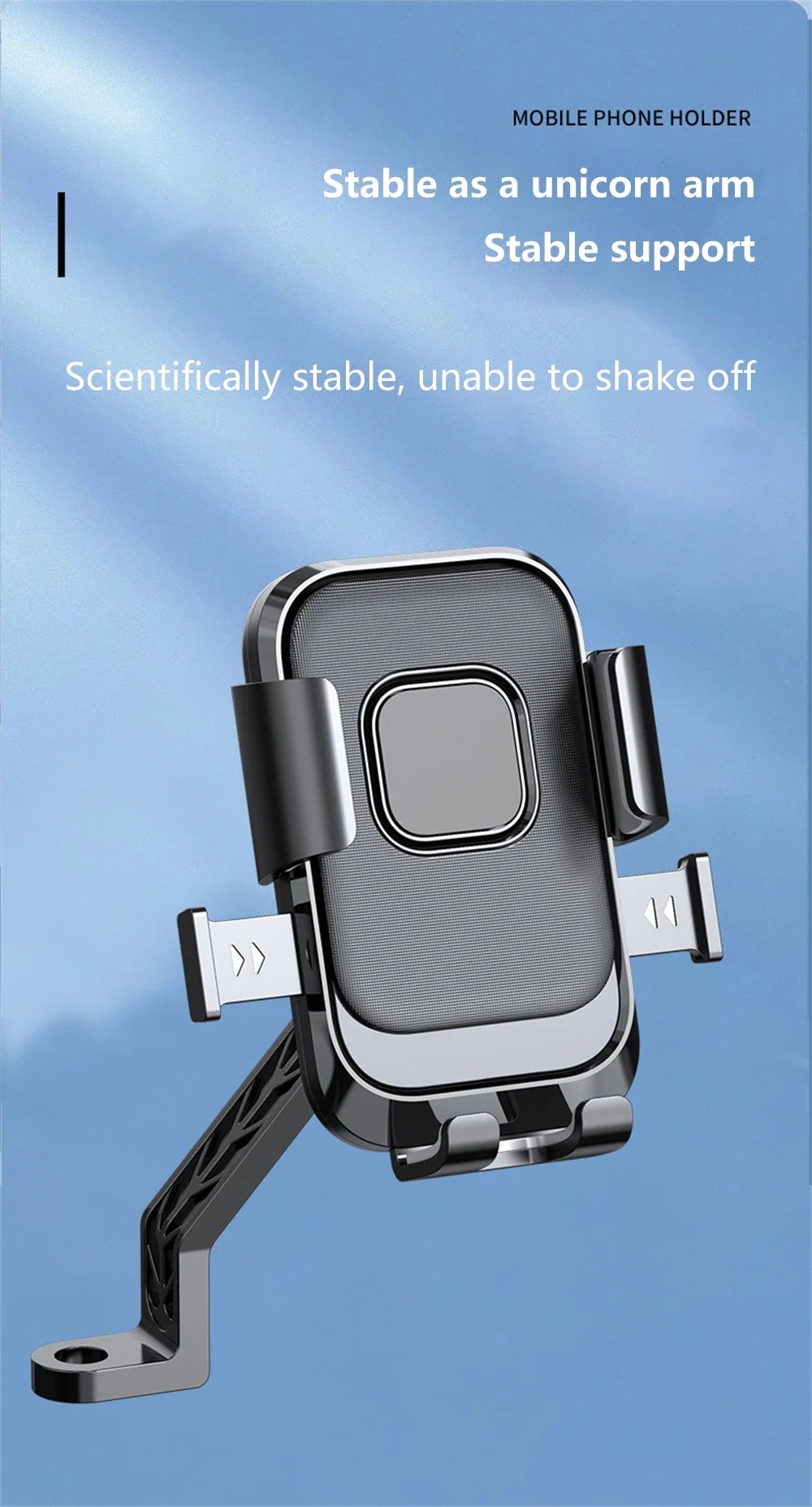 Motorcycles Bicycles Phone Holder Free Rotation Mobile Phone Navigation Bracket For Riding Shockproof For iPhone Xiaomi Samsung