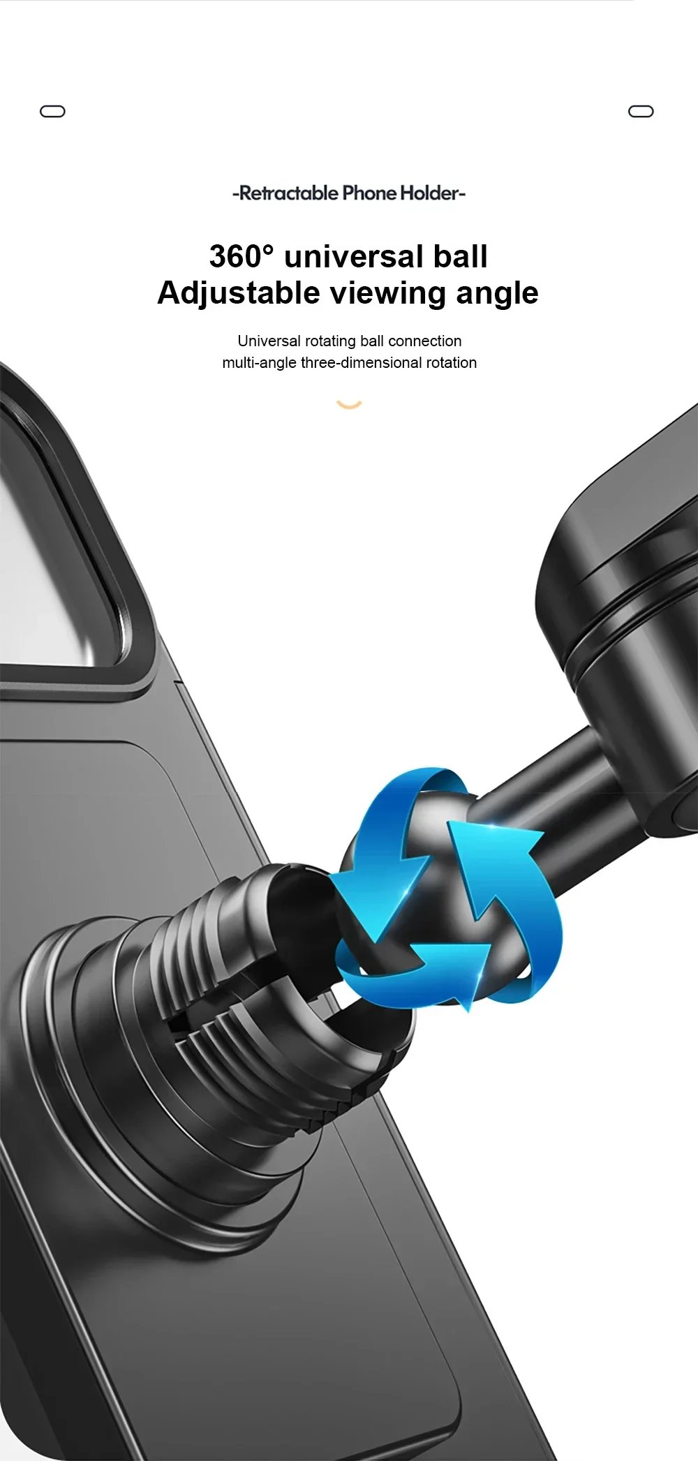 Waterproof Motorcycle Bike Mobile Phone Holder Support Universal Bicycle GPS 360&deg; Swivel Adjustable Motorcycle Cellphone Holder