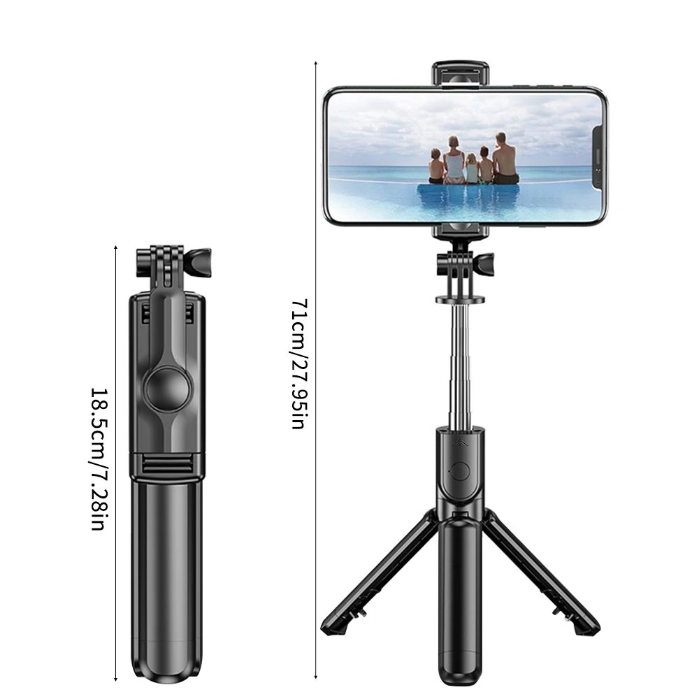 Selfie Stick Tripod Stand with Remote Extendable for iPhone, High Strength Legs for iPhone 15 14 13 12 Pro Max Smartphone