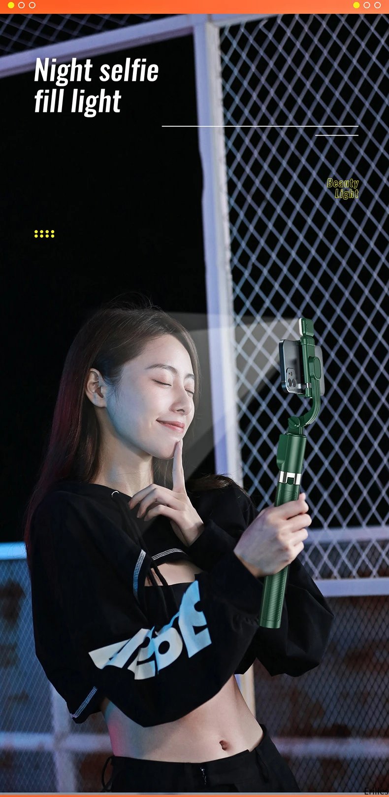 1.67M Long Extended Bluetooth Wireless Selfie Stick Live Broacast Stand Holder Tripod Foldable With Fill Light For Smartphones