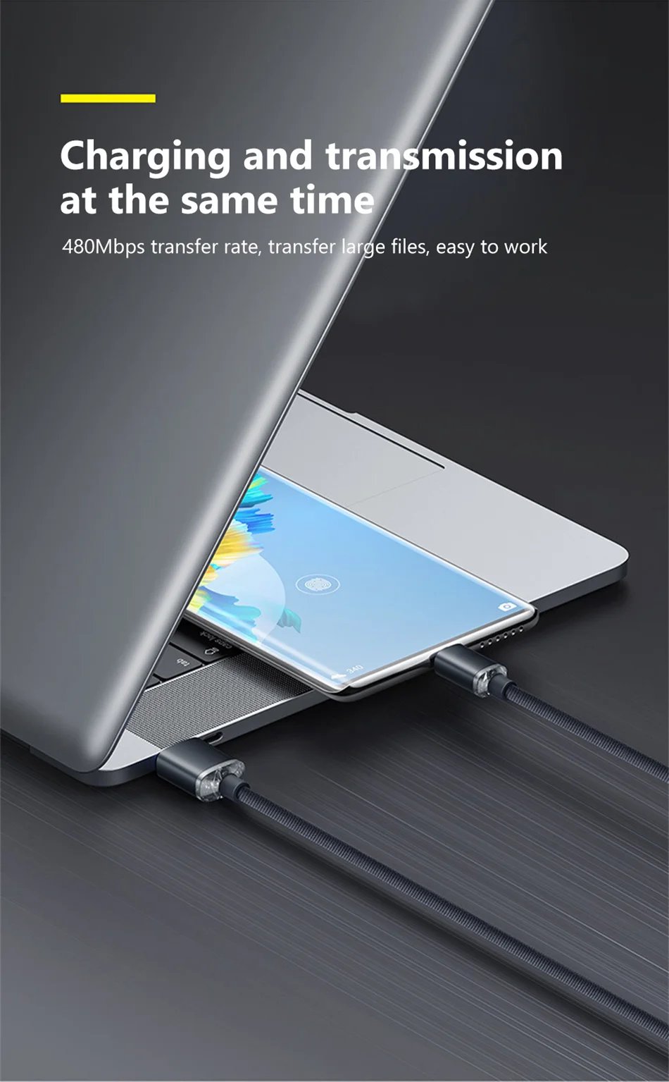 120W USB C to Type C Cable for iPhone 15 Pro Max PD Fast Charging Data Cord for Xiaomi 14 Redmi Oneplus 12 POCO X6 OPPO Samsung