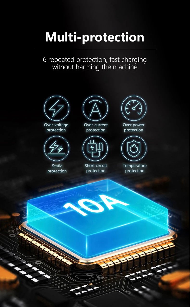 10A 120W Super Fast Charging USB Type C Cable for Huawei P40 P30 USB-C Phone Data Cord for Xiaomi 14 Redmi 13 12 Oneplus 11 POCO