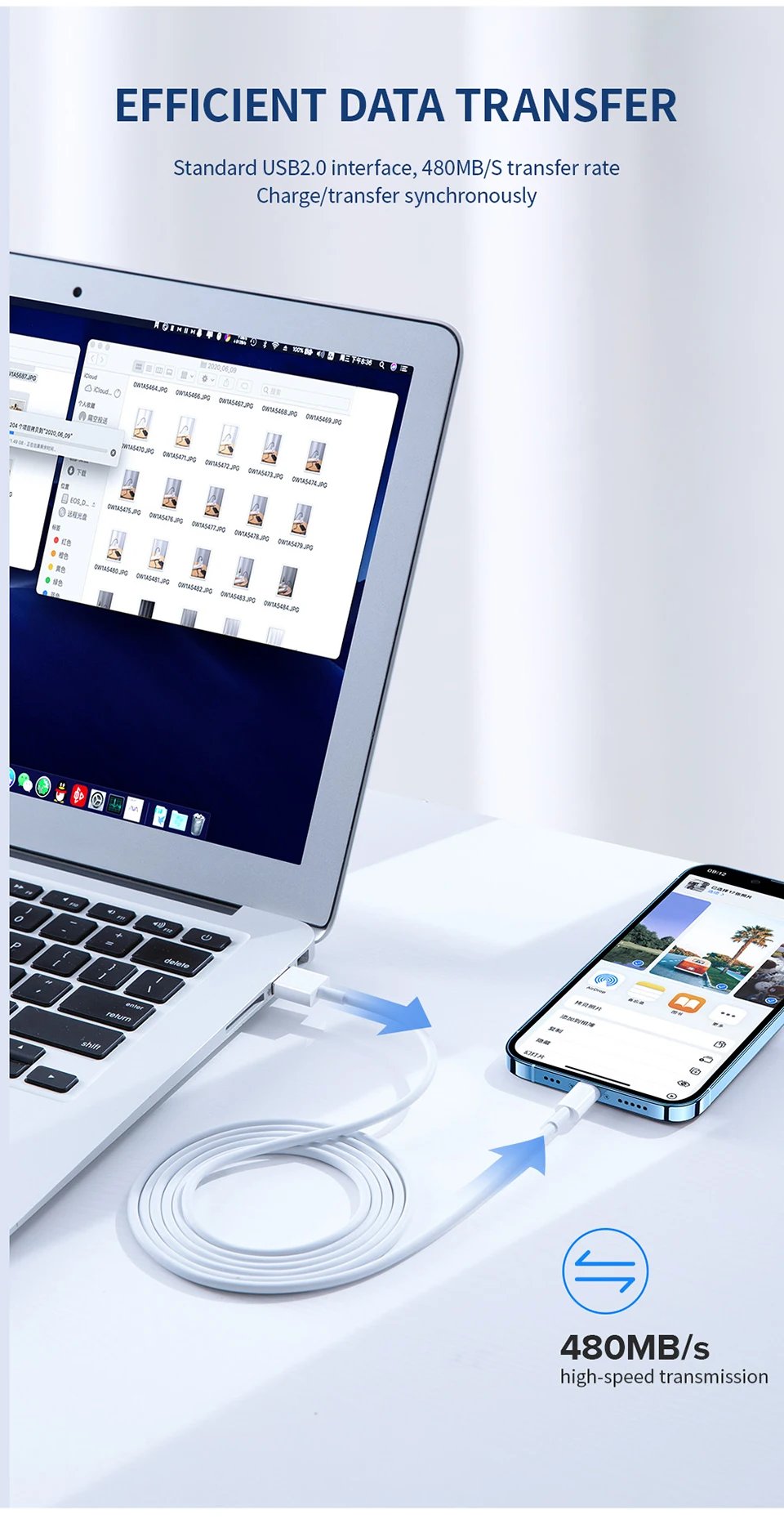 USB Cable For iPhone 14 13 12 11 Pro Max Mini 6 7 8 Plus XS X XR SE iPad 20W Phone Data Sync Fast Charging Wire Cord 0.25M 1M 2M USB Cable For iPhone 14 13 12 11 Pro Max Mini 6 7 8 Plus XS X XR SE iPad 20W Phone Data Sync Fast Charging Wire Cord 0.25M 1M 2M