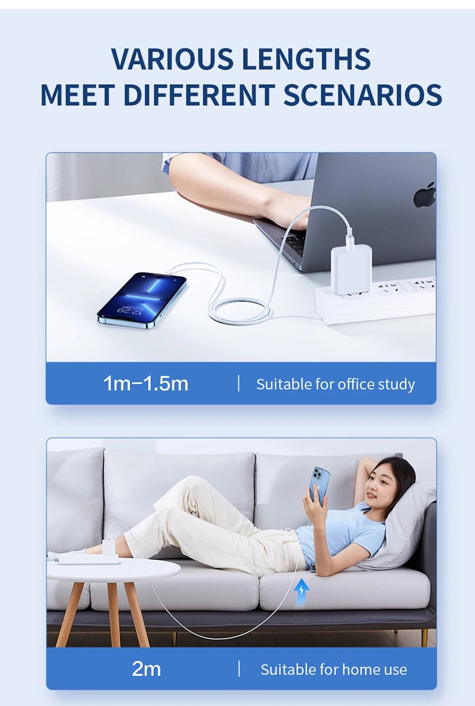 USB Cable For iPhone 14 13 12 11 Pro Max Mini 6 7 8 Plus XS X XR SE iPad 20W Phone Data Sync Fast Charging Wire Cord 0.25M 1M 2M USB Cable For iPhone 14 13 12 11 Pro Max Mini 6 7 8 Plus XS X XR SE iPad 20W Phone Data Sync Fast Charging Wire Cord 0.25M 1M 2M