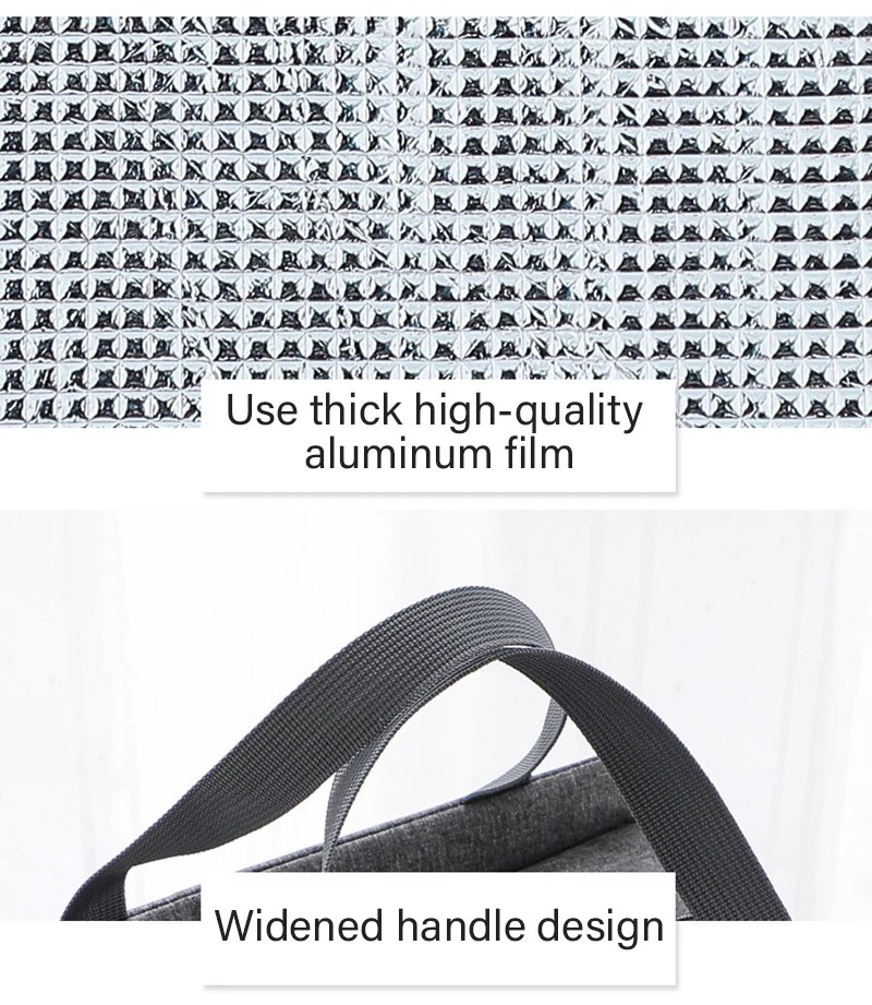 Multifunction Large Capacity Cooler Bag Waterproof Oxford Portable Zipper Thermal Lunch Bags For Women Lunch Box Picnic Food Bag