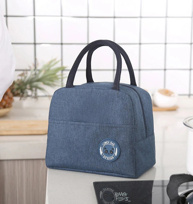 Multifunction Large Capacity Cooler Bag Waterproof Oxford Portable Zipper Thermal Lunch Bags For Women Lunch Box Picnic Food Bag