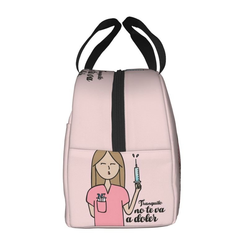 Enfermera En Apuros Doctor Nurse Lunch Bag Women Portable Cooler Thermal Insulated Lunch Box Picnic Storage Food Bento Box Enfermera En Apuros Doctor Nurse Lunch Bag Women Portable Cooler Thermal Insulated Lunch Box Picnic Storage Food Bento Box