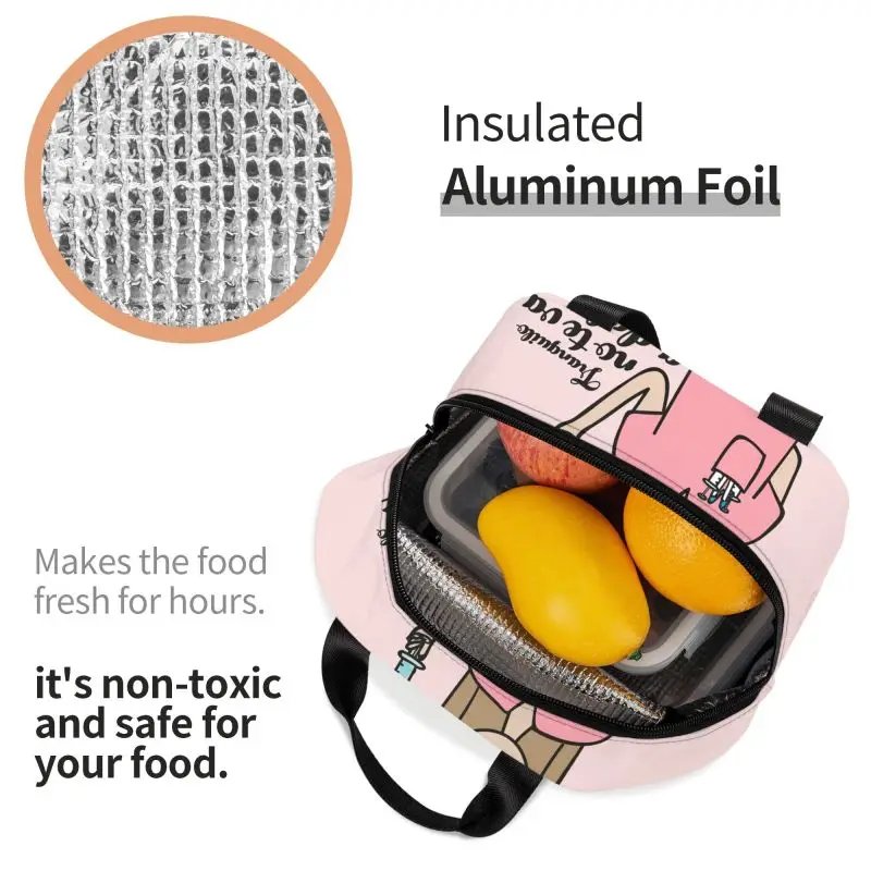 Enfermera En Apuros Doctor Nurse Lunch Bag Women Portable Cooler Thermal Insulated Lunch Box Picnic Storage Food Bento Box Enfermera En Apuros Doctor Nurse Lunch Bag Women Portable Cooler Thermal Insulated Lunch Box Picnic Storage Food Bento Box