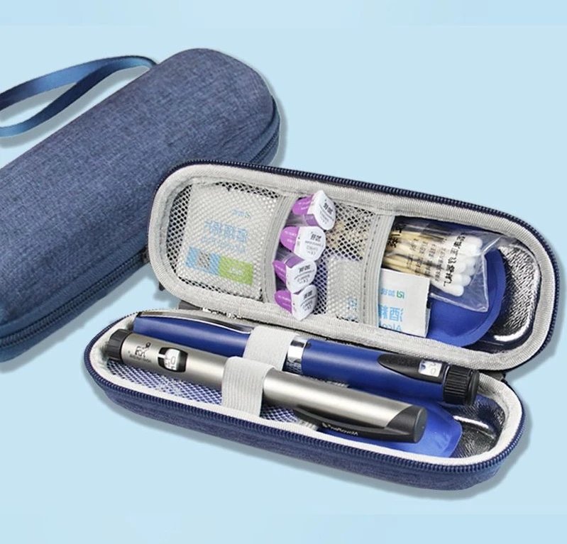 Waterproof Diabetic Pocket Pill Protector Insulin Cooling Bag Portable Travel Case Thermal Insulated Medicla Cooler without Gel