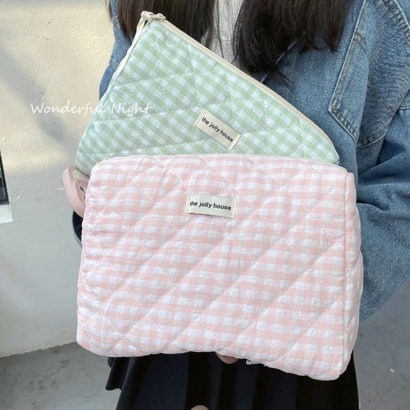 Large Capacity Women's Cosmetic Bags Cases Casual Ladies Small Storage Bag with Zipper Female Travel Clutch Bag Small Handbags