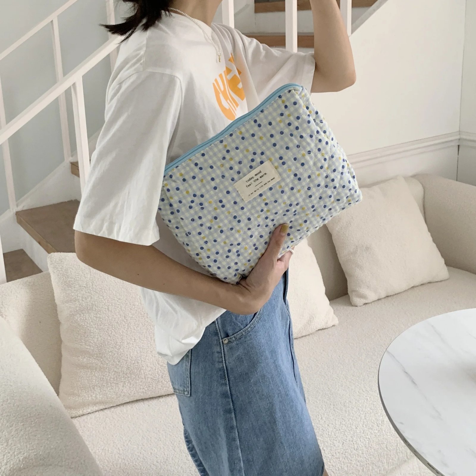 Large Capacity Women's Cosmetic Bags Cases Casual Ladies Small Storage Bag with Zipper Female Travel Clutch Bag Small Handbags