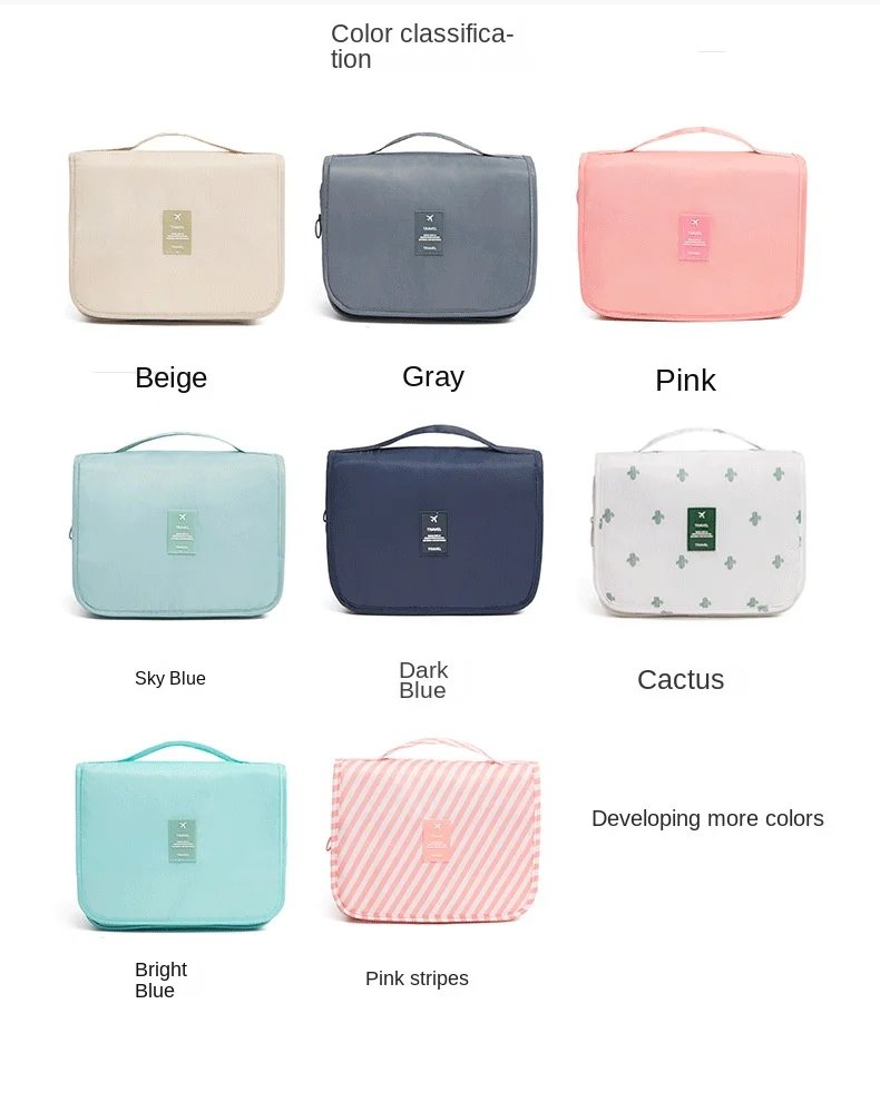 High Quality Women Makeup Bags Travel Cosmetic Bag Toiletries Organizer Waterproof Storage Neceser Hanging Bathroom Wash Bag