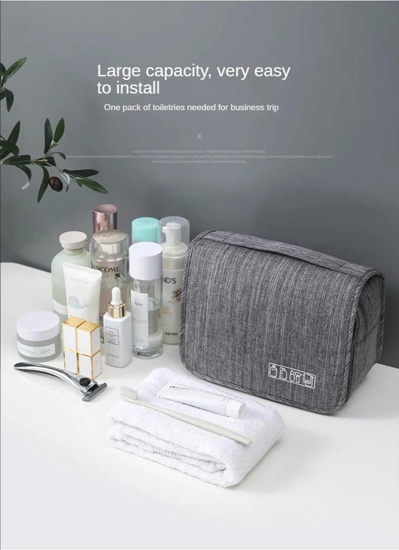 High Quality Women Makeup Bags Travel Cosmetic Bag Toiletries Organizer Waterproof Storage Neceser Hanging Bathroom Wash Bag