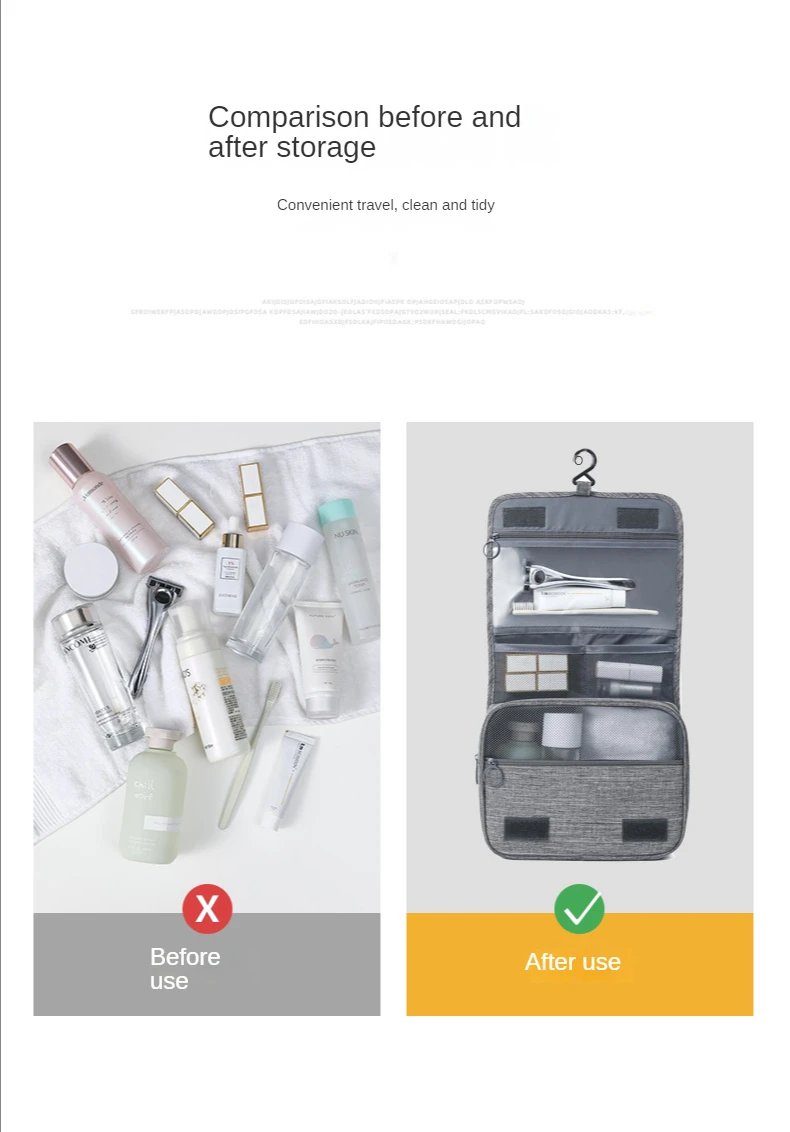 High Quality Women Makeup Bags Travel Cosmetic Bag Toiletries Organizer Waterproof Storage Neceser Hanging Bathroom Wash Bag