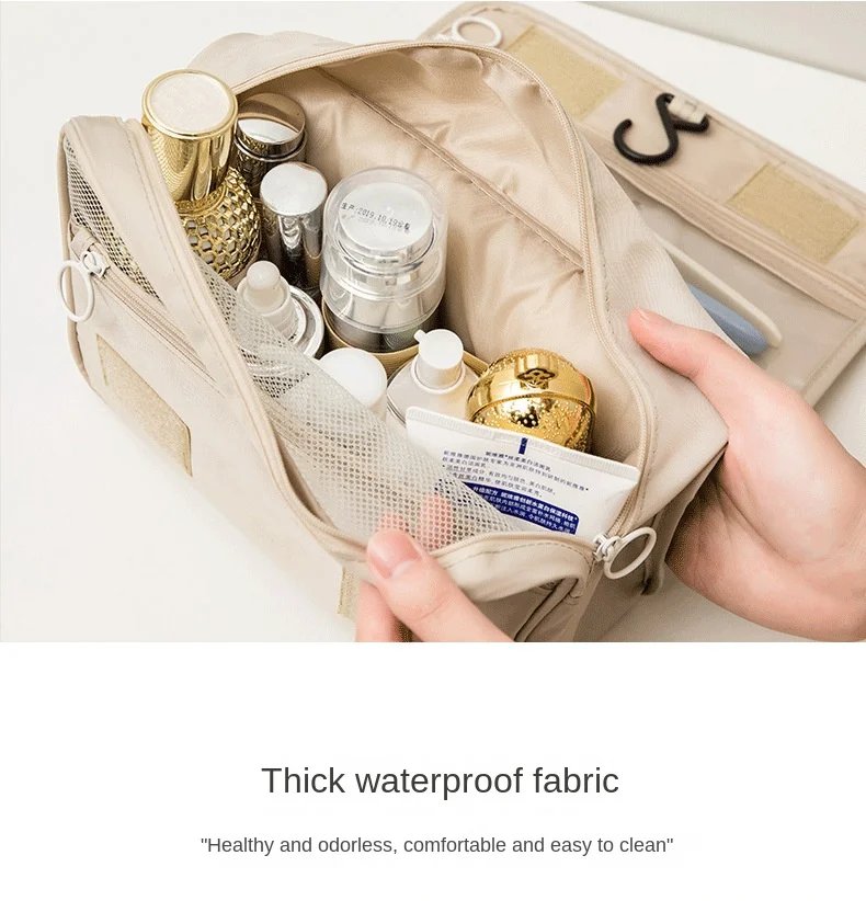 High Quality Women Makeup Bags Travel Cosmetic Bag Toiletries Organizer Waterproof Storage Neceser Hanging Bathroom Wash Bag