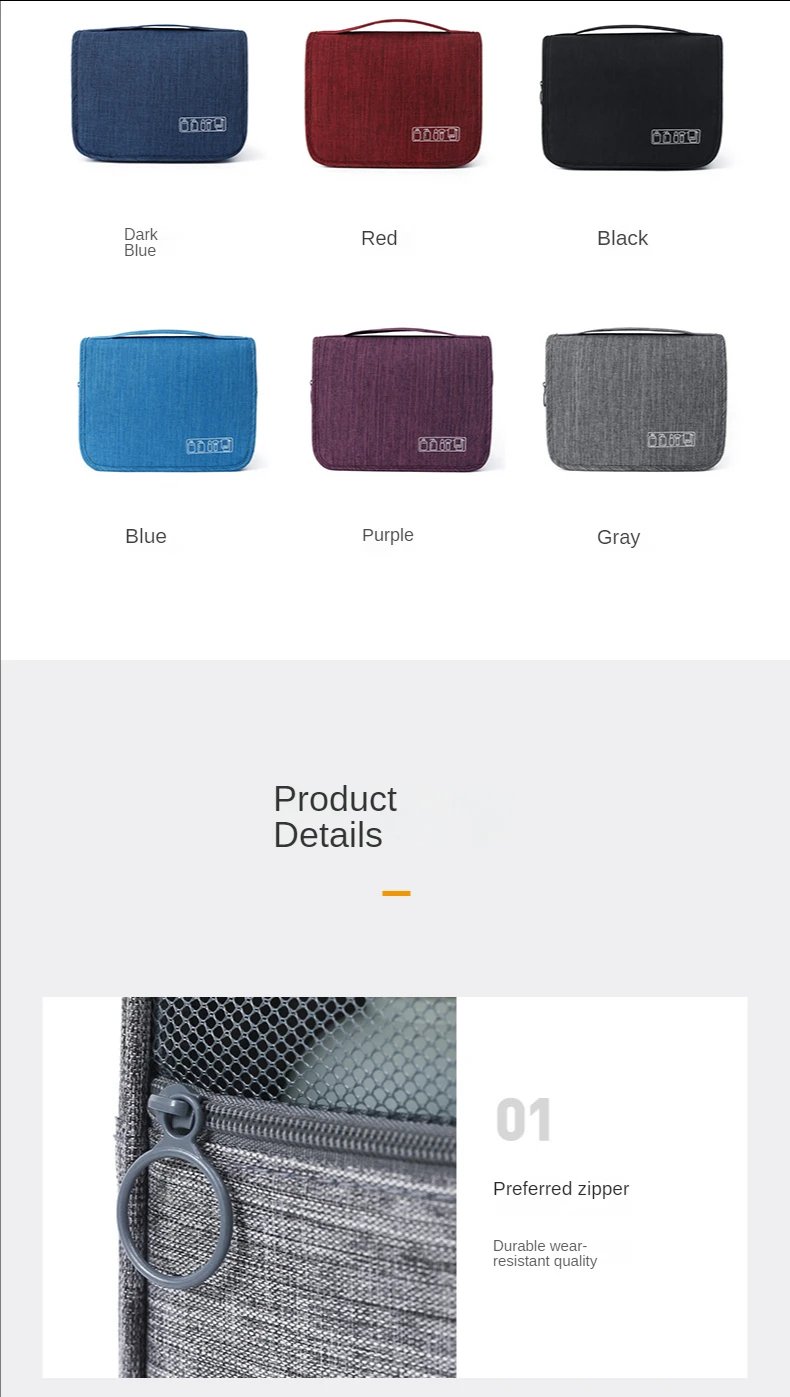 High Quality Women Makeup Bags Travel Cosmetic Bag Toiletries Organizer Waterproof Storage Neceser Hanging Bathroom Wash Bag