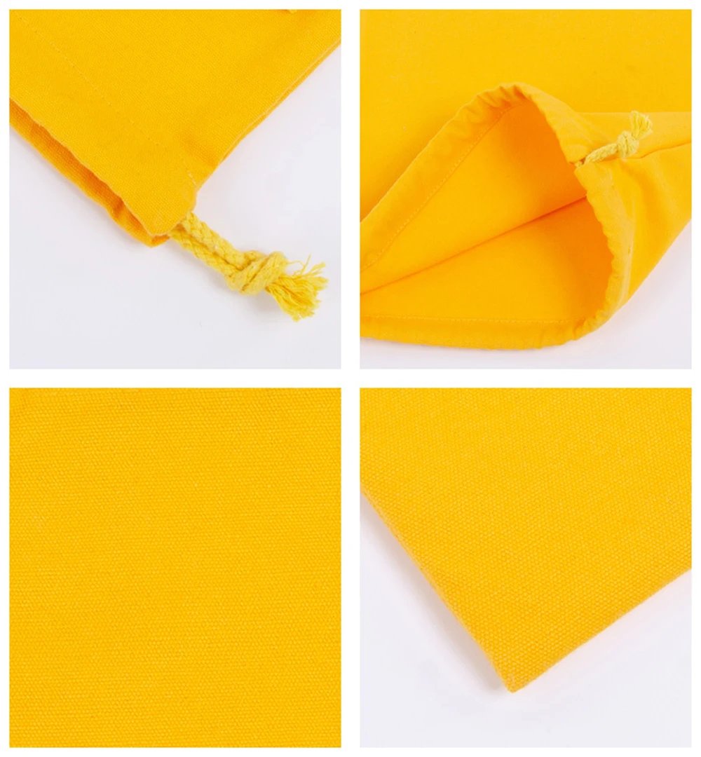 Drawstring bag Cotton Storage organizer Tote Portable Handbags Grocery Shopping Shoulder bags Canvas foldable Travel Storage Bag