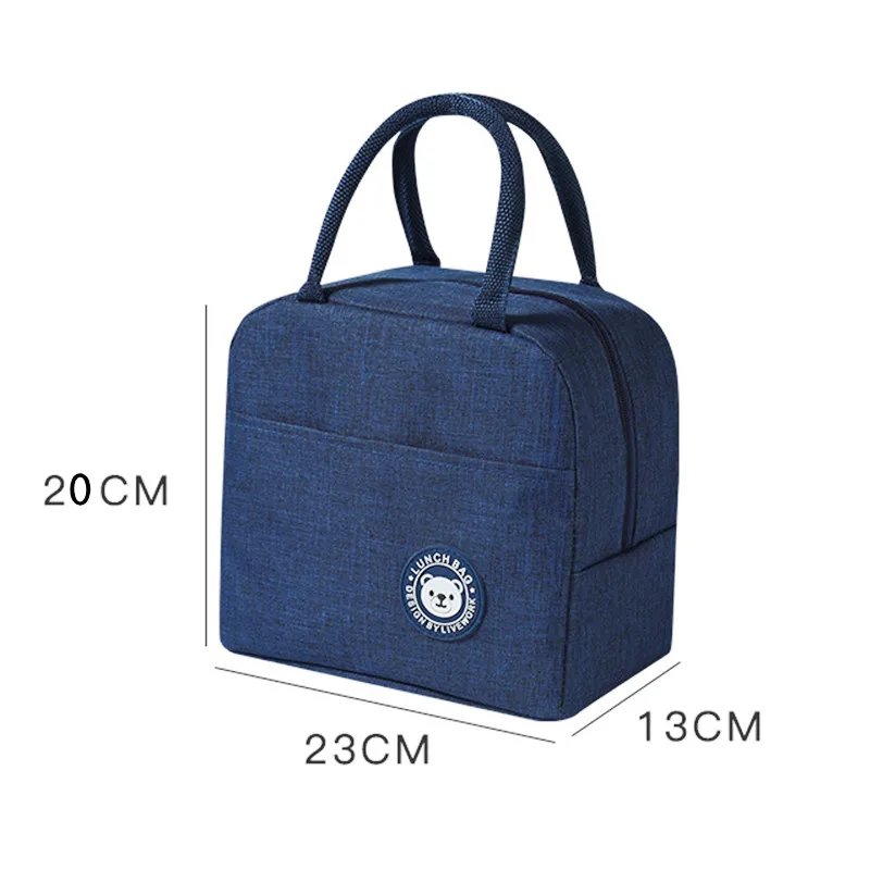 Lunch Bag Handle Insulation cooler bag for Women kid Lunch Box picnic travel Portable Food Storage Breakfast Thermal Food Bag